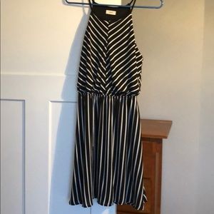 Flowy Black and White dress